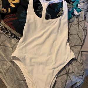 Super cute white one piece swimsuit MAKE AN OFFER